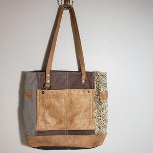 COPY - Myra Bag Side Floral Print Tote